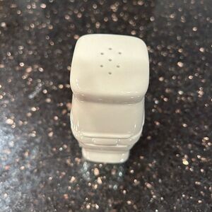 Longaberger White Ceramic Salt Shaker